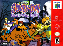 Scooby Doo Classic Creep Capers box art for Nintendo 64